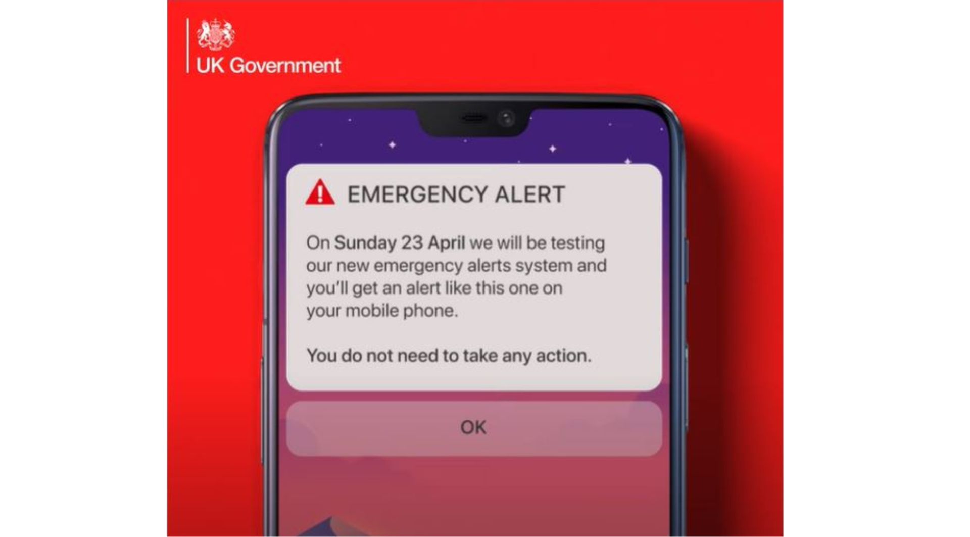 National Emergency Alarm Test Sunday 23 April 2023 at 3pm